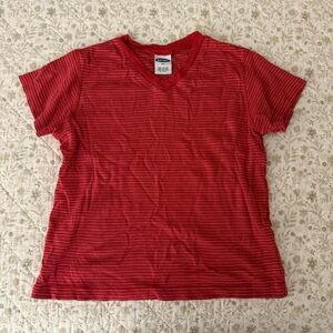 Old Navy Red Striped T shirt